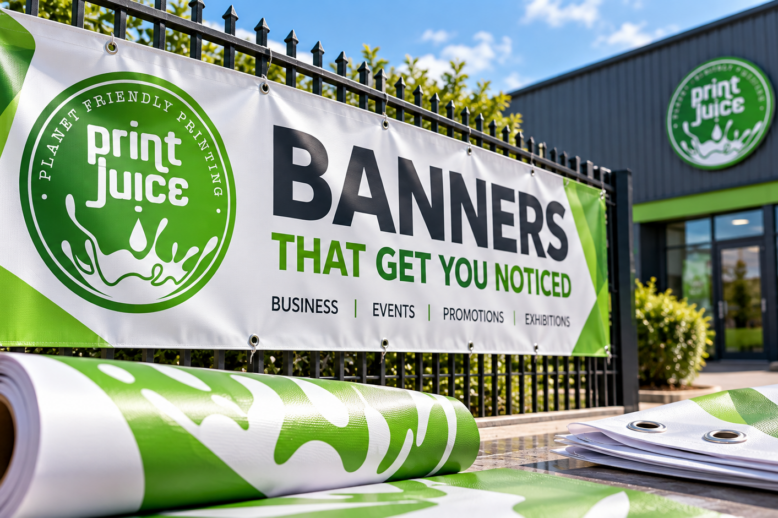 Custom printed PVC banner for business advertising